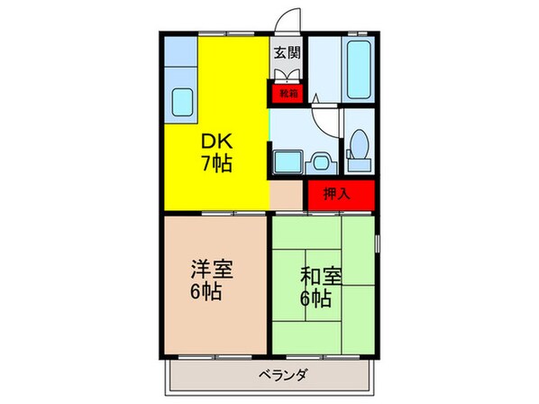 アヴェニュ－曽根の物件間取画像